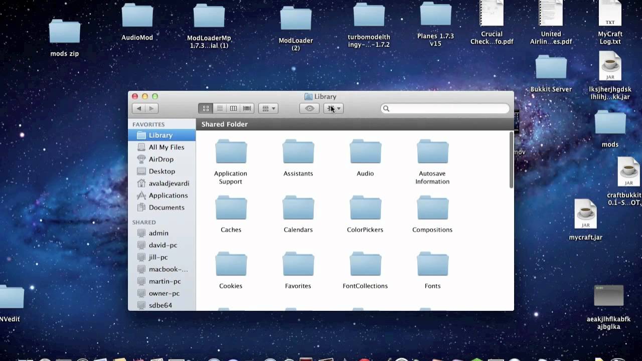Mac os x library vs system library list